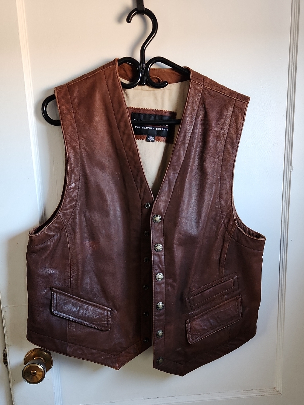 Mens Leather Vest